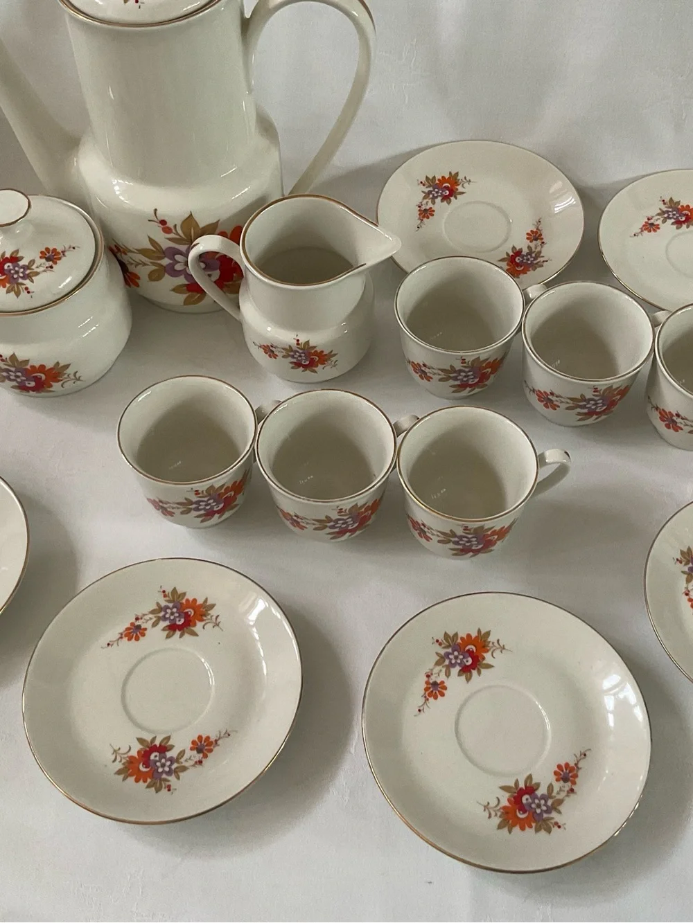 RARE VINTAGE MCM Tognana Porcelain Italian Tea Service